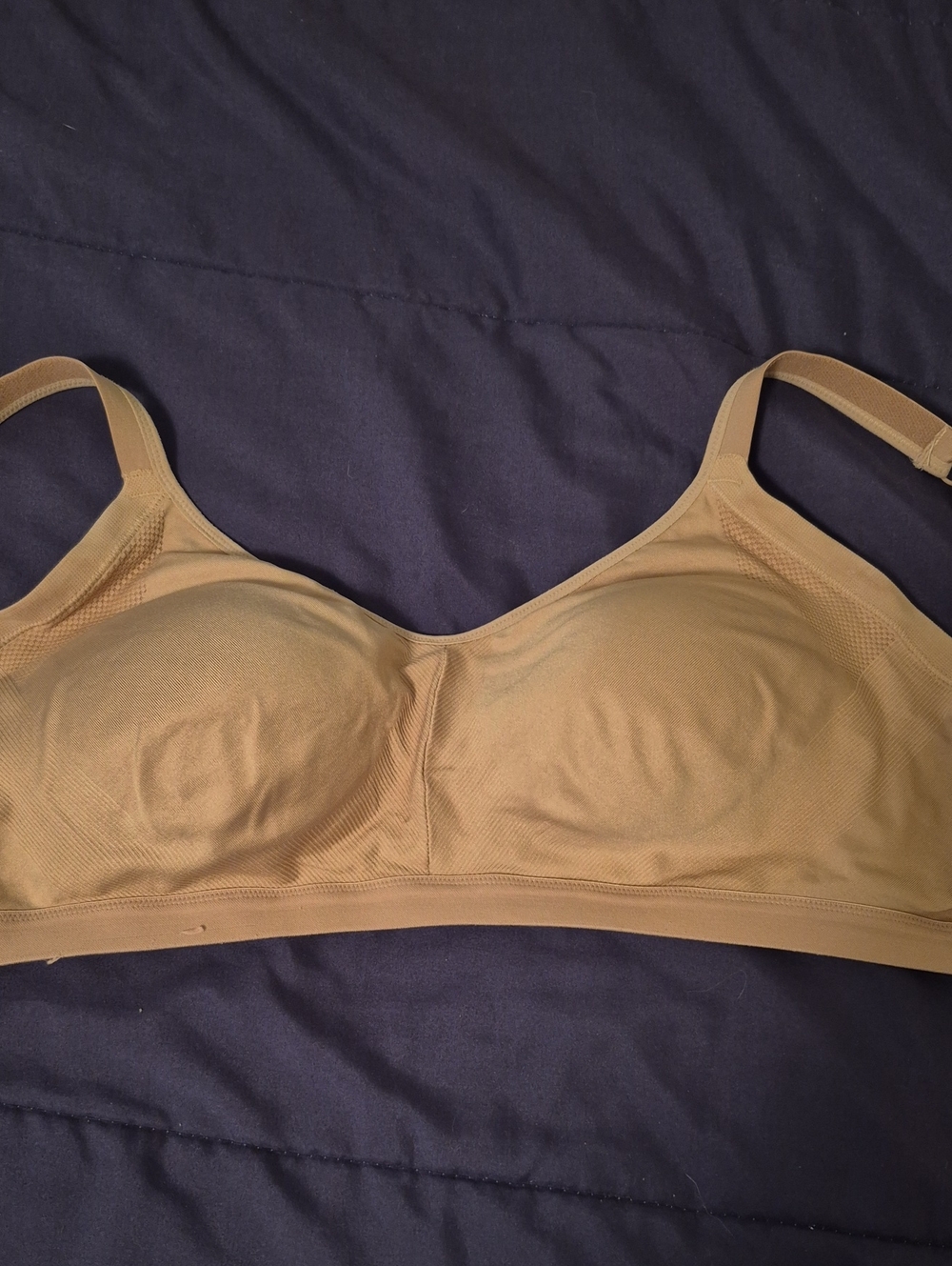 Warner's Tan Nude Wireless Comfort Bra